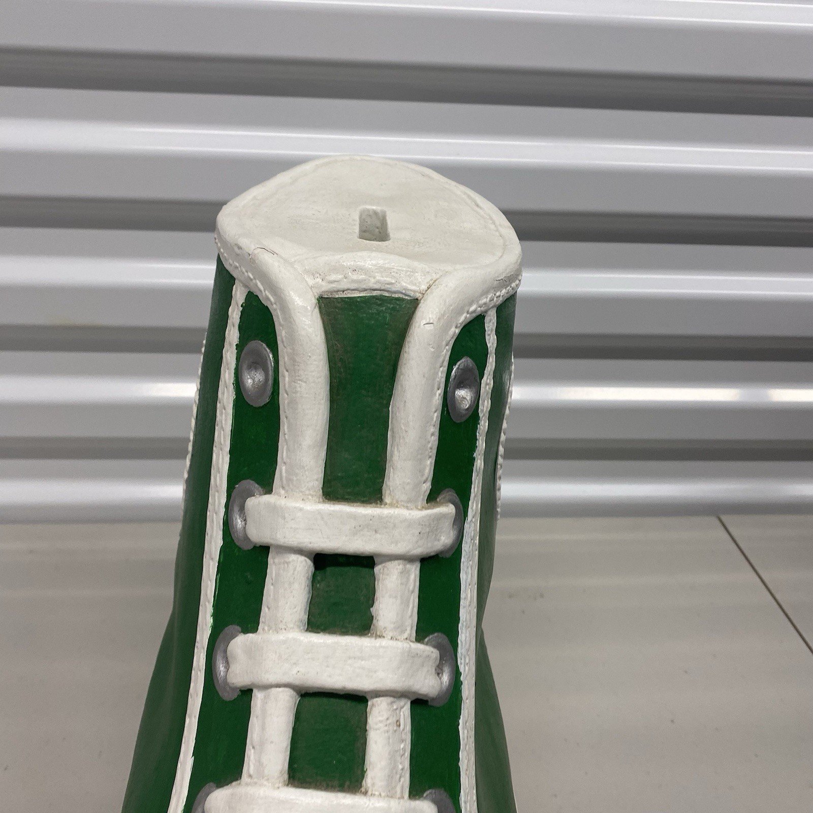 Amazing Vintage Bata Super Shoe Green Boston Celtics Store Display Advertisement