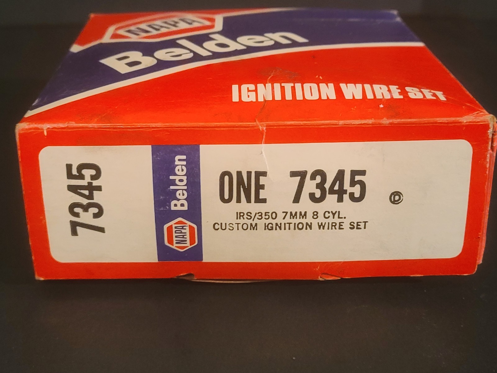EMPTY BOX 1960’s Collectable Advertising Display Box Napa Beldon EMPTY BOX ONLY