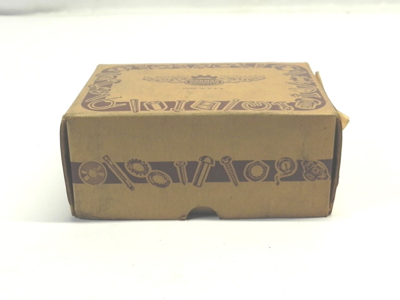 VINTAGE DORMAN PRODUCTS HEX NUT BOX *EMPTY FOR DISPLAY* 6.24″x2.5″x4.5″ USED