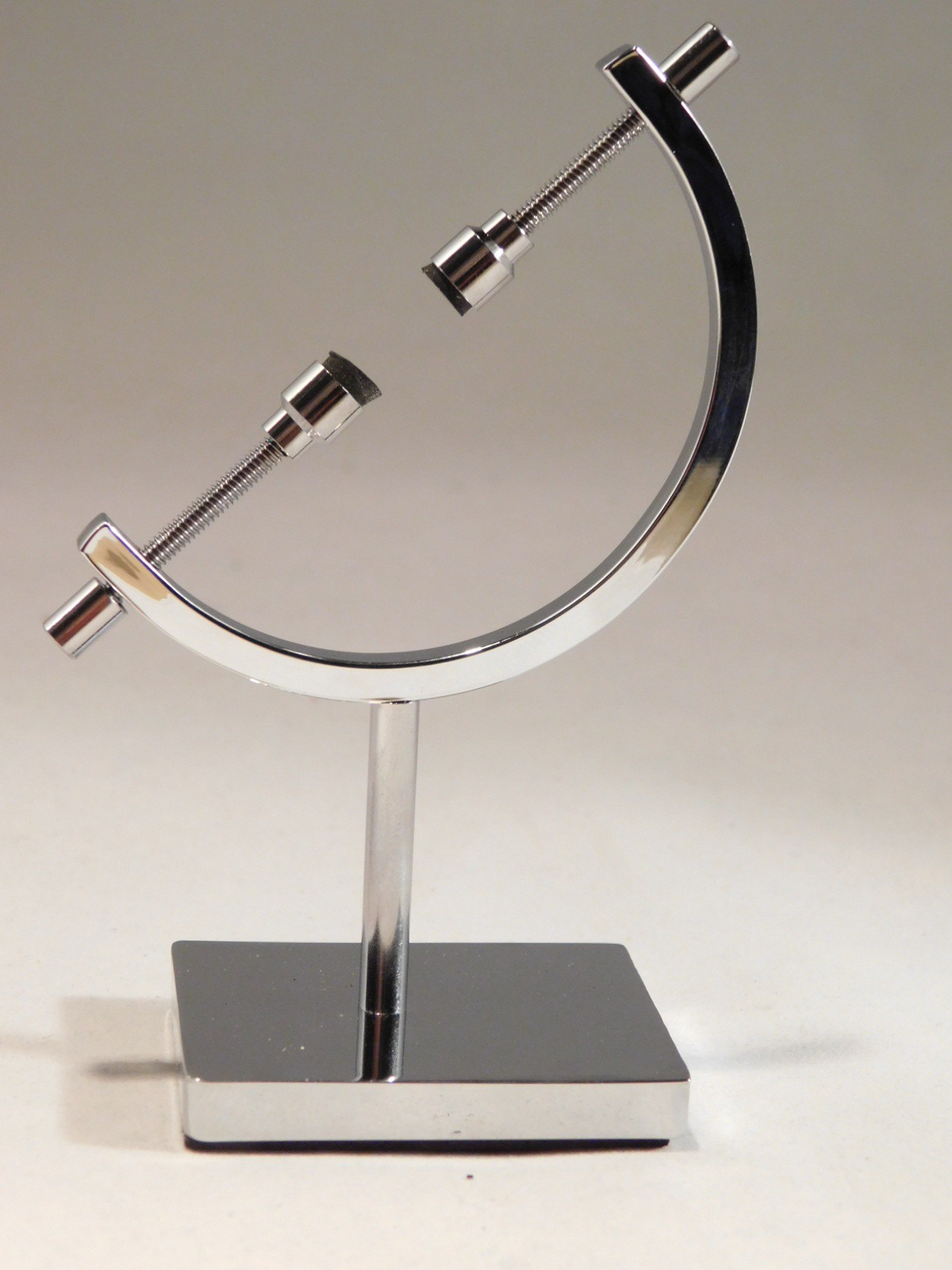 CALIPER Display Stand SMALL Sized Chrome Adjustable