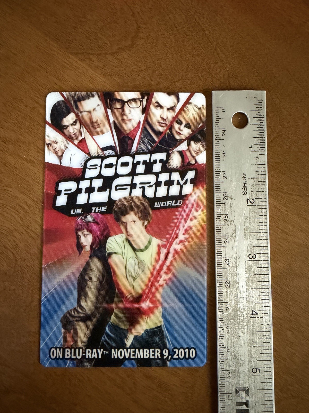 RARE Vintage Card – Scott Pilgrim vs. The World Backer Card Holographic Card