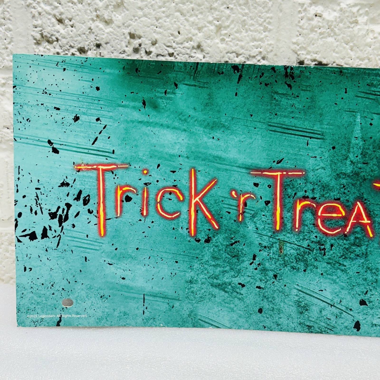 Trick ‘r Treat 2024 Spirit Halloween Cardboard Display 24″ x 8″ Store End Cap