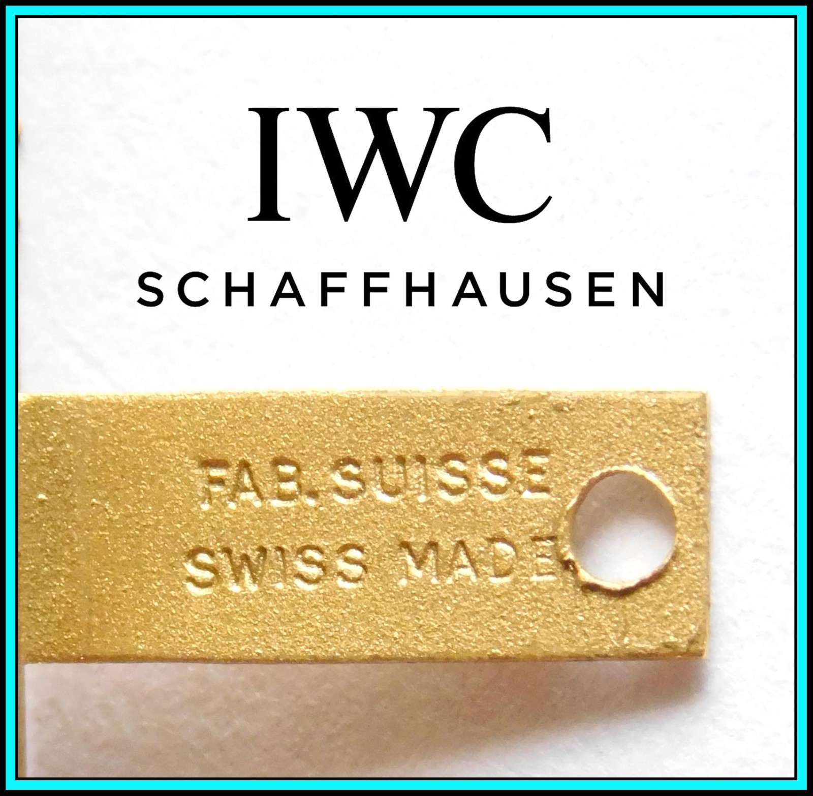 IWC – RARE VINTAGE 1960’s IWC Enameled WINDOW SHOP DISPLAY SIGN: “Calendrier”