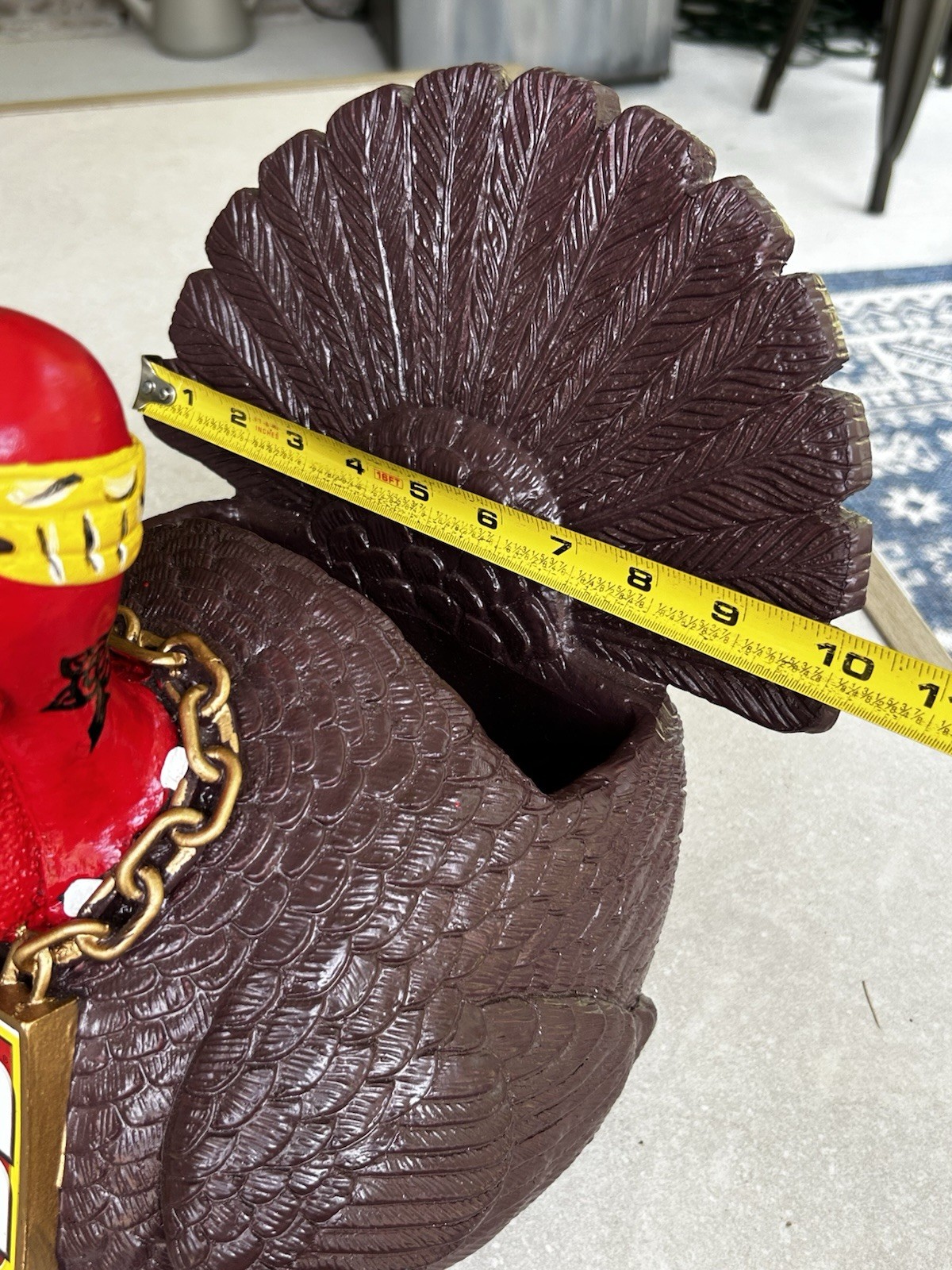 Slim Jim Gangsta Turkey Counter Top Display Advertising Piece Thanksgiving HTF