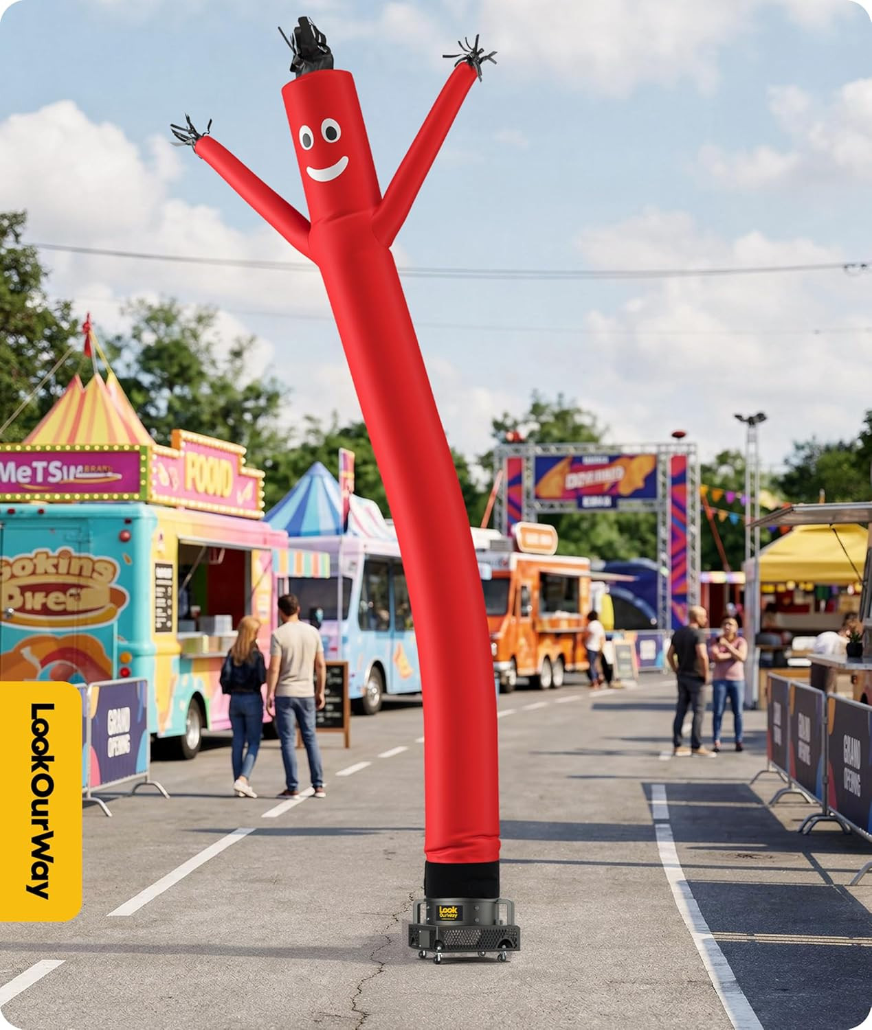 Air Dancers Inflatable Tube Man Attachment – 20 Feet Tall Wacky Waving Inflatabl