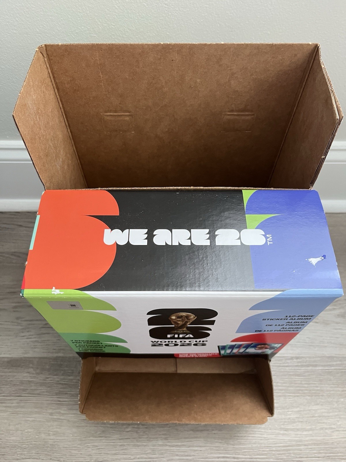 Panini FIFA Club World Cup 2026 Display Box Only empty sticker box collectible
