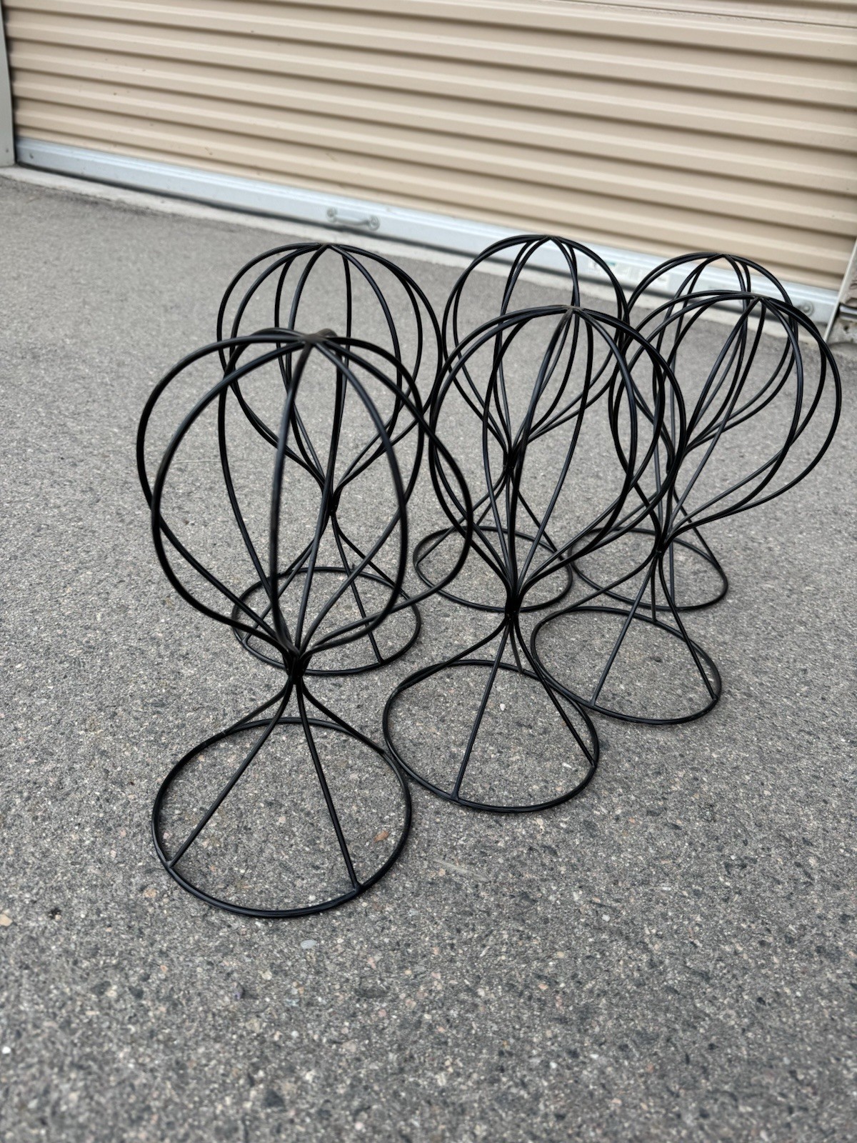Set of 6 Hat/Wig Display Stands