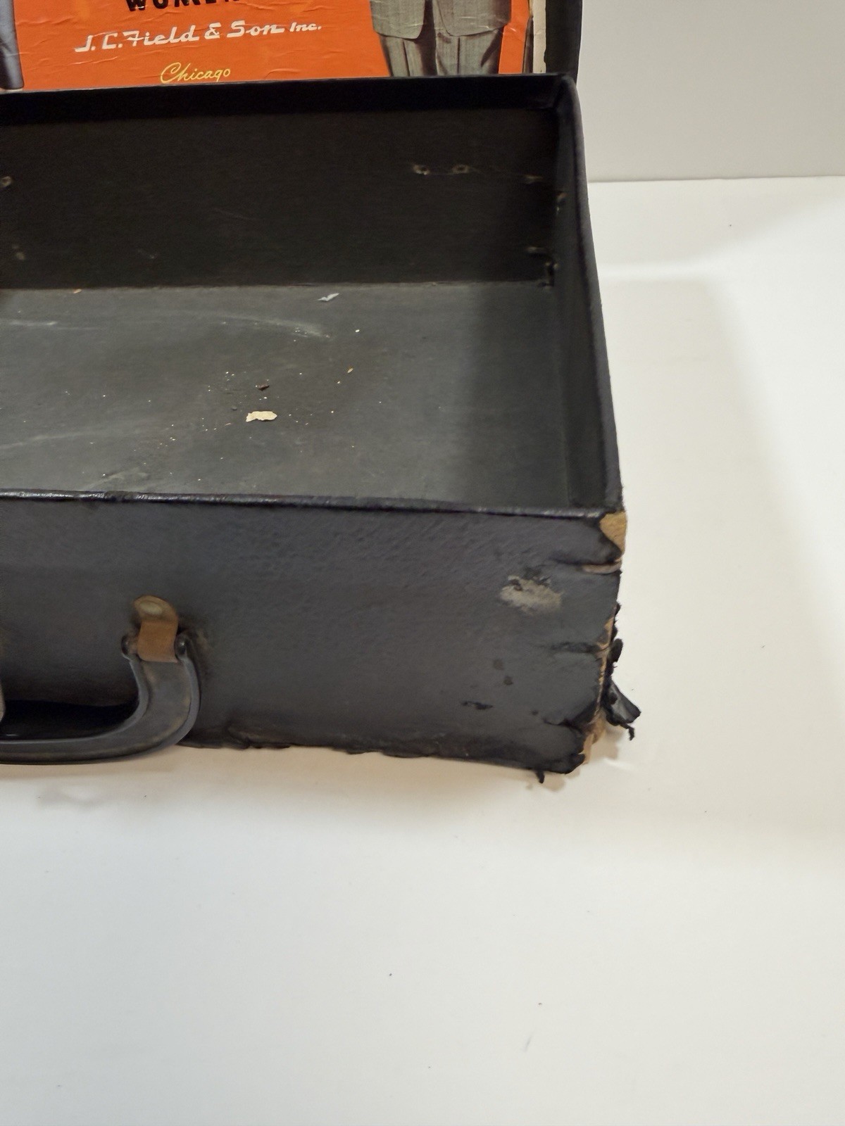 Vintage Salesman Sample Case J C Field & Son Inc Briefcase Advertising