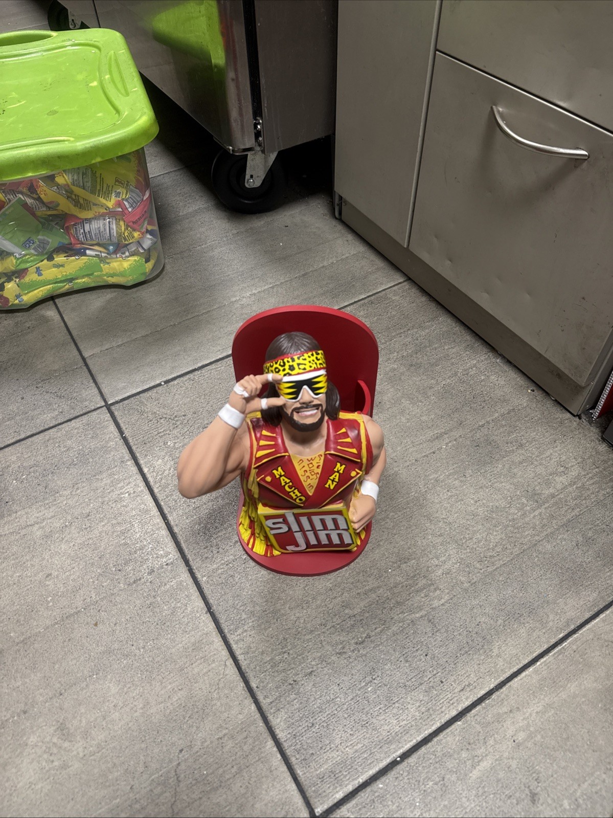 MACHO MAN RANDY SAVAGE Slim Jim Display 2025 Collector Series BRAND NEW/MINT