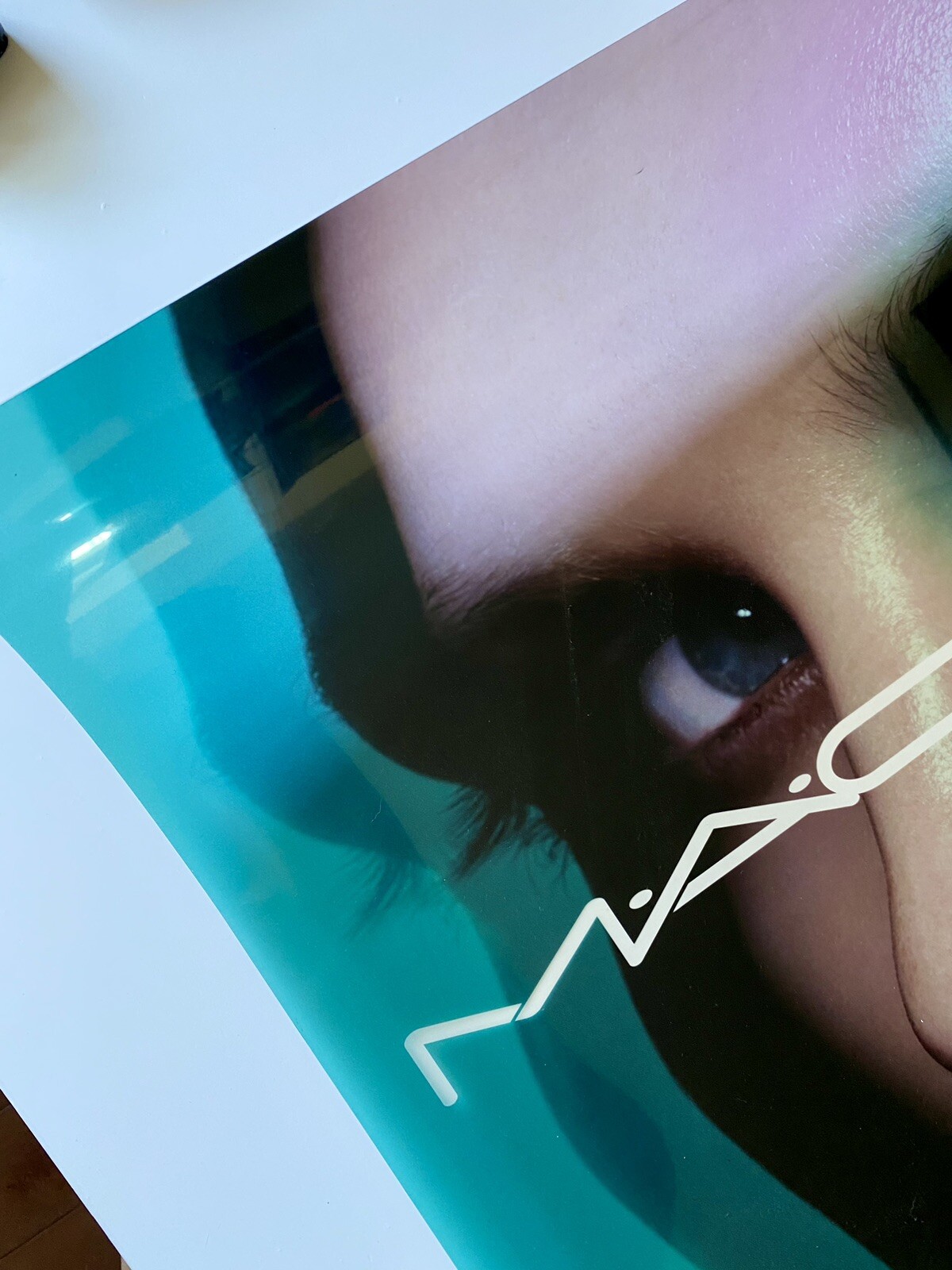 2003 ORIGINAL Light Box Store Display Poster Vintage MAC Cosmetics – AQUADISIAC
