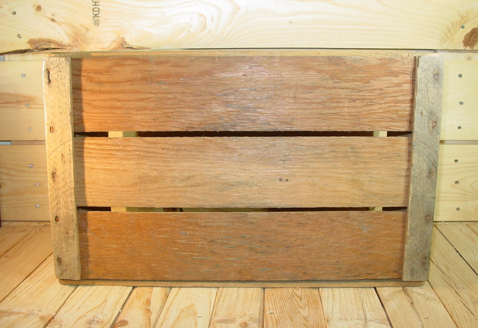 Vintage MODOC BRAND PEARS Crate w/ American Indian Logo Modoc Orchards Co Oregon