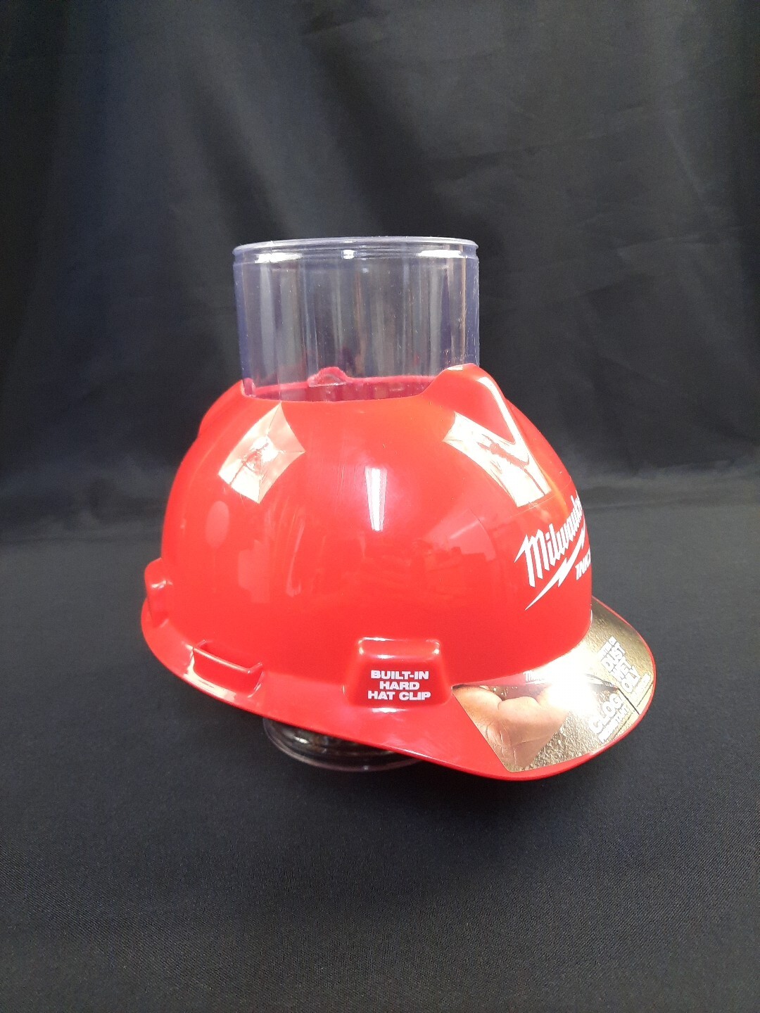 HTF Milwaukee Tools Advertisement Red Hard Hat Inkzall Pen Counter Display Only