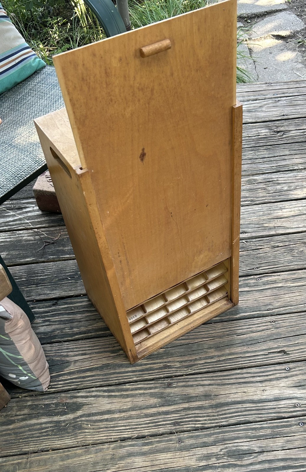 Vintage Merchant haberdashery spool cabinet & display sewing, embroidery thread