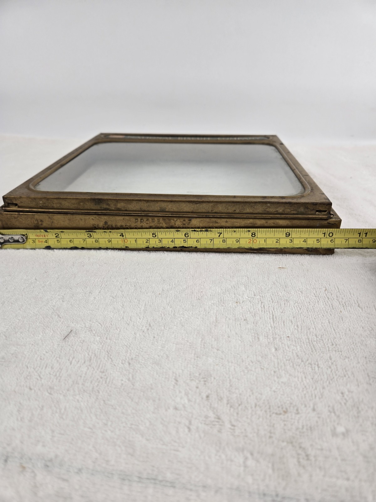 Original Antique Nabisco National Biscuit Company Display Front