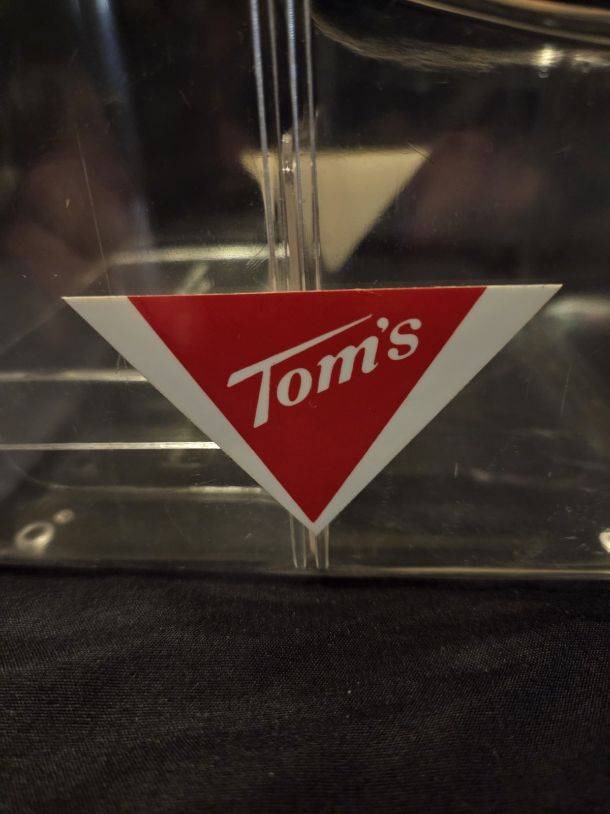 NOS Vintage Tom’s Peanuts Early 60s Display Bins-Unfielded–Original Inserts