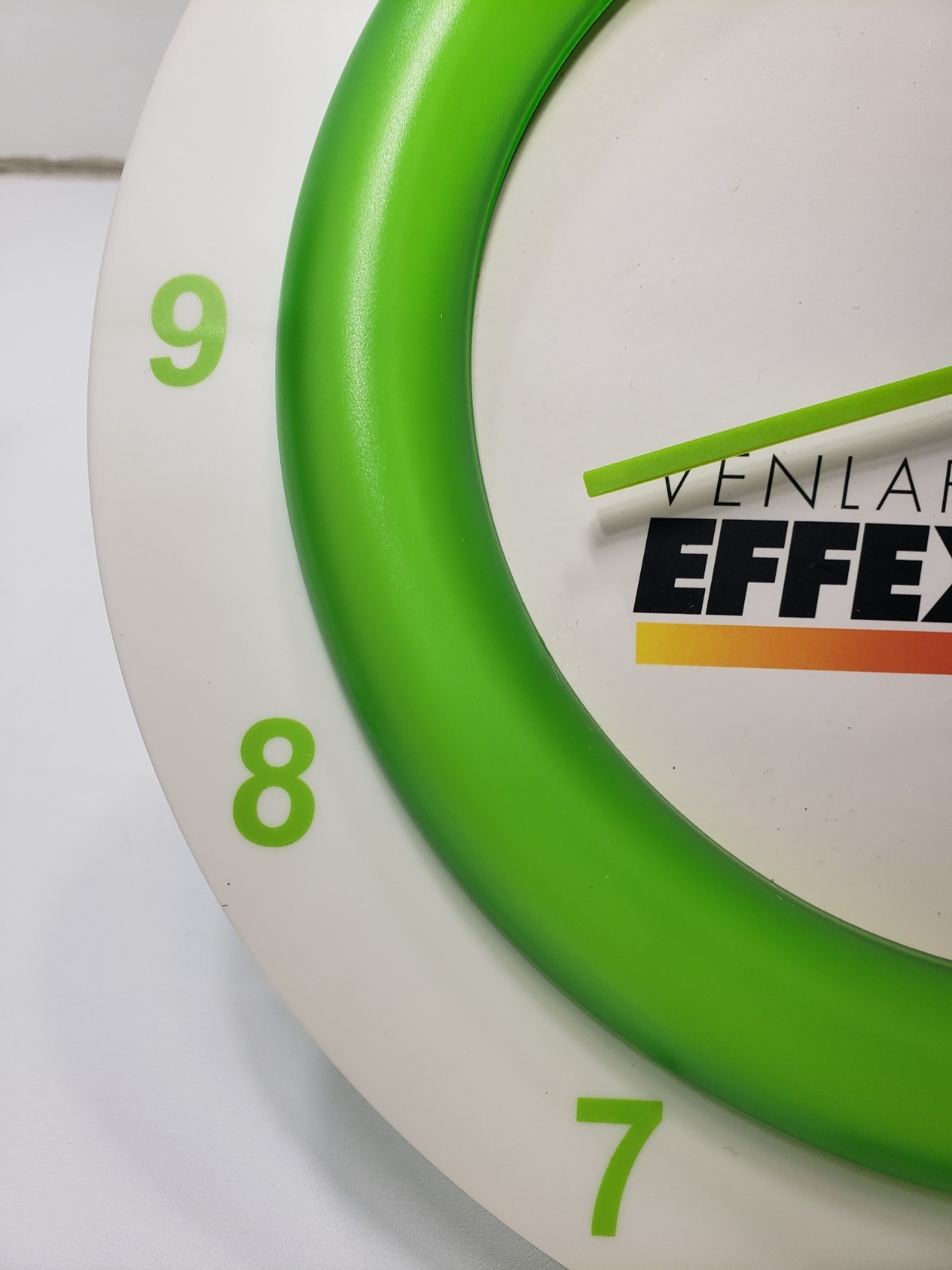 Vintage Effexor XR Promotional Wall Clock Display Pharmaceutical Advertising