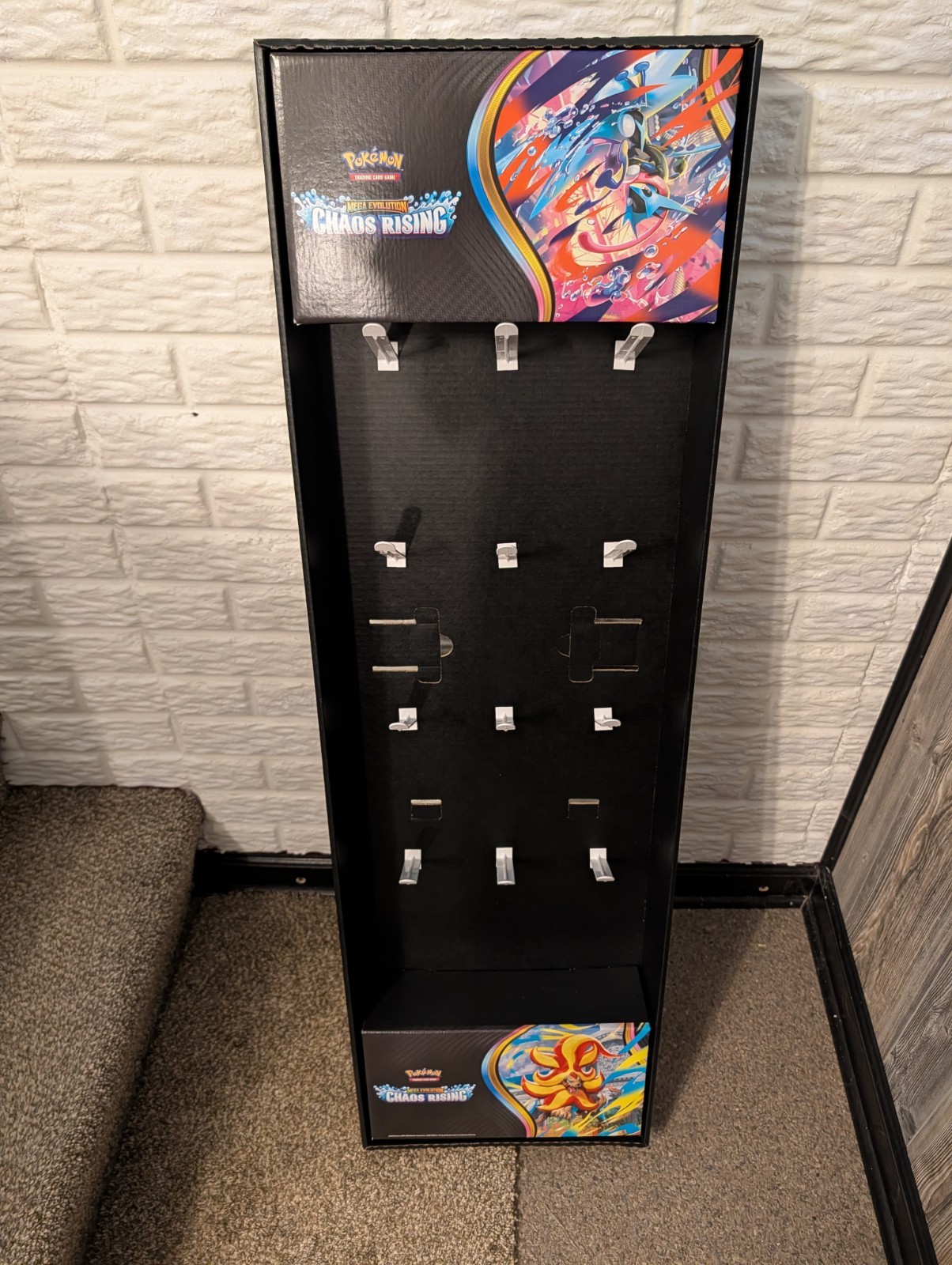 Pokémon Chaos Rising Booster Pack Display Stand – NO PACKS DISPLAY ONLY