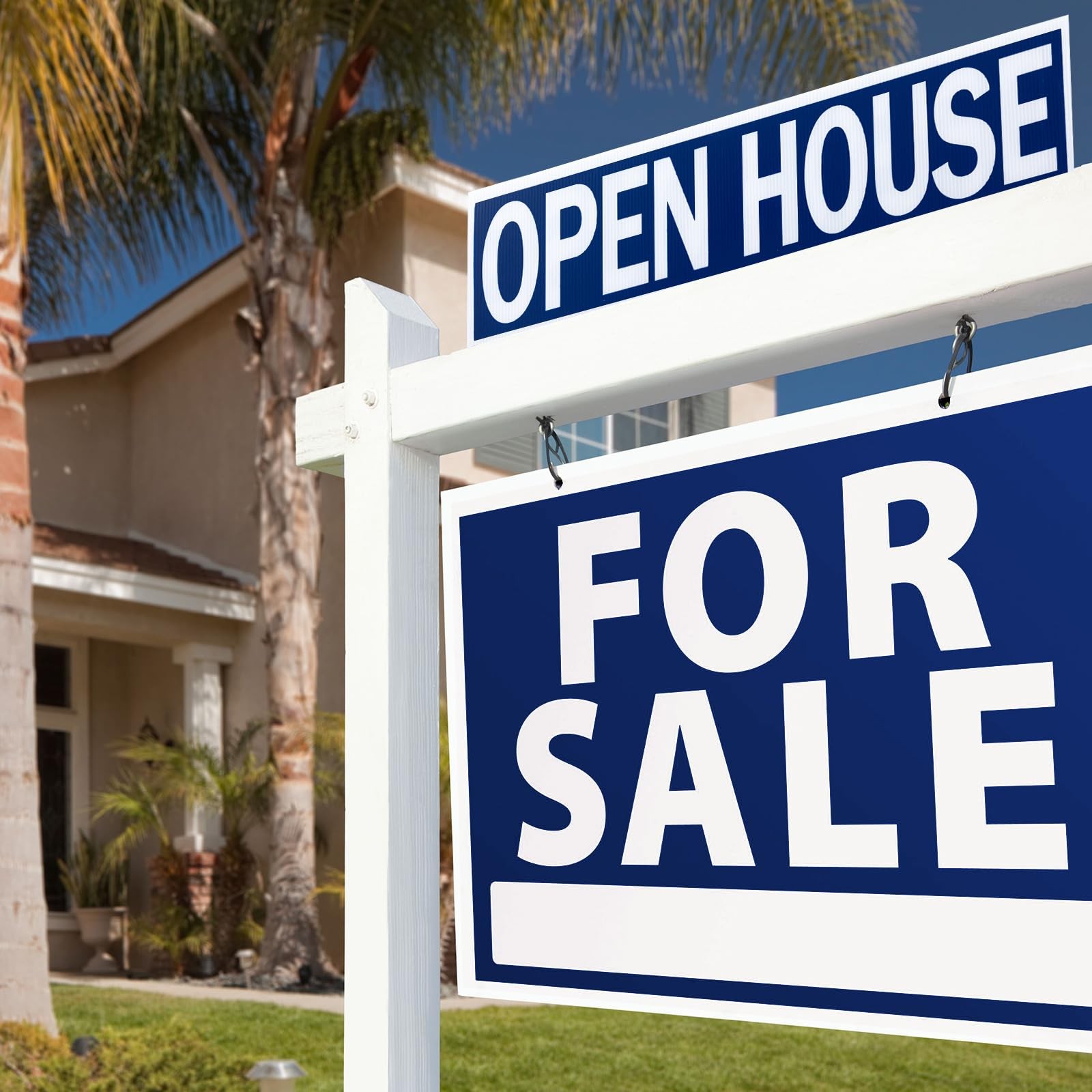 Juexica 12 Pcs Real Estate Rider Signs 24 x 6 Inch Coming Soon, for Sale, Pendin