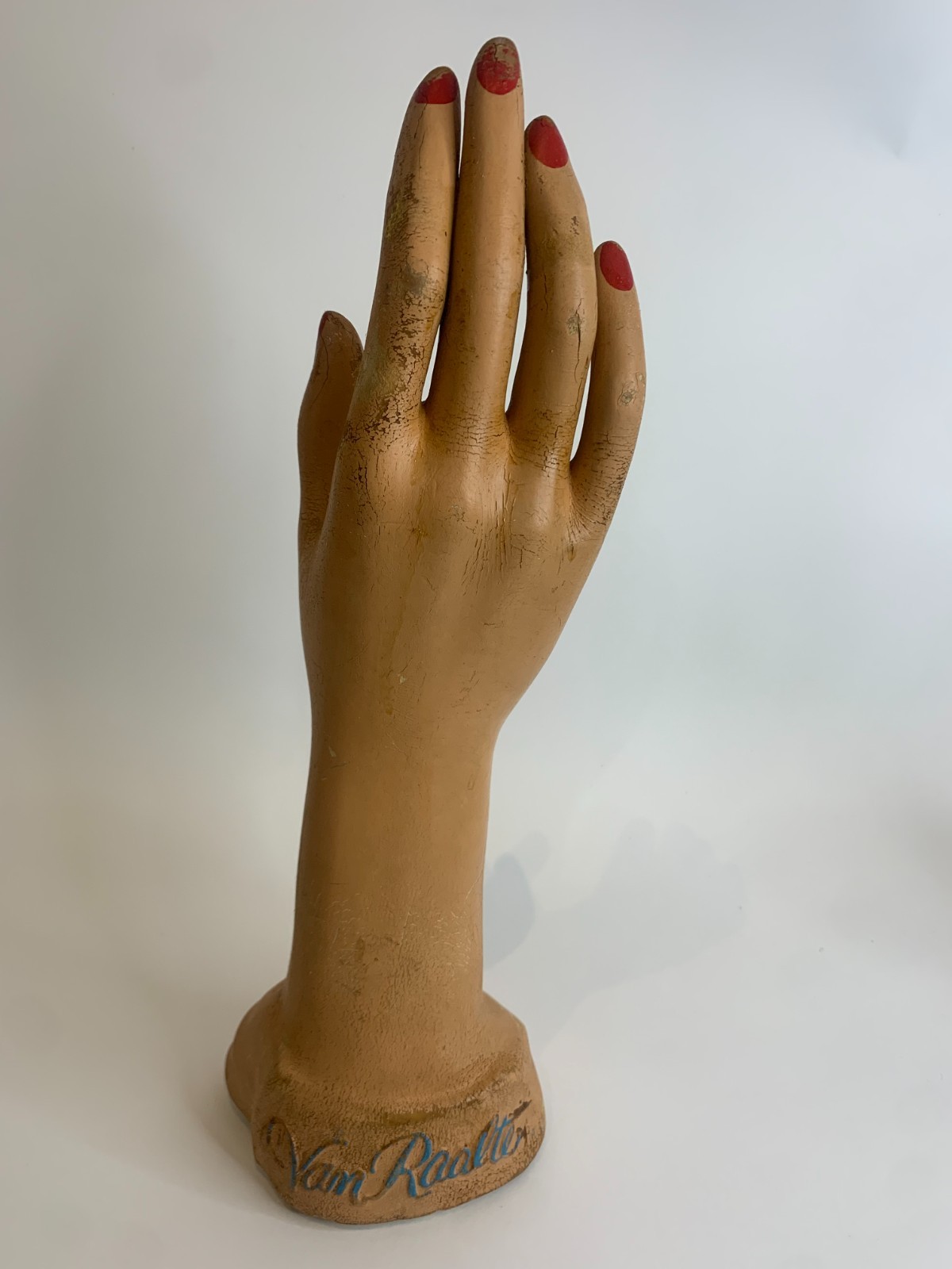 Vintage Van Raalte Department Store Composition Display Hand Mannequin c.1940s-5