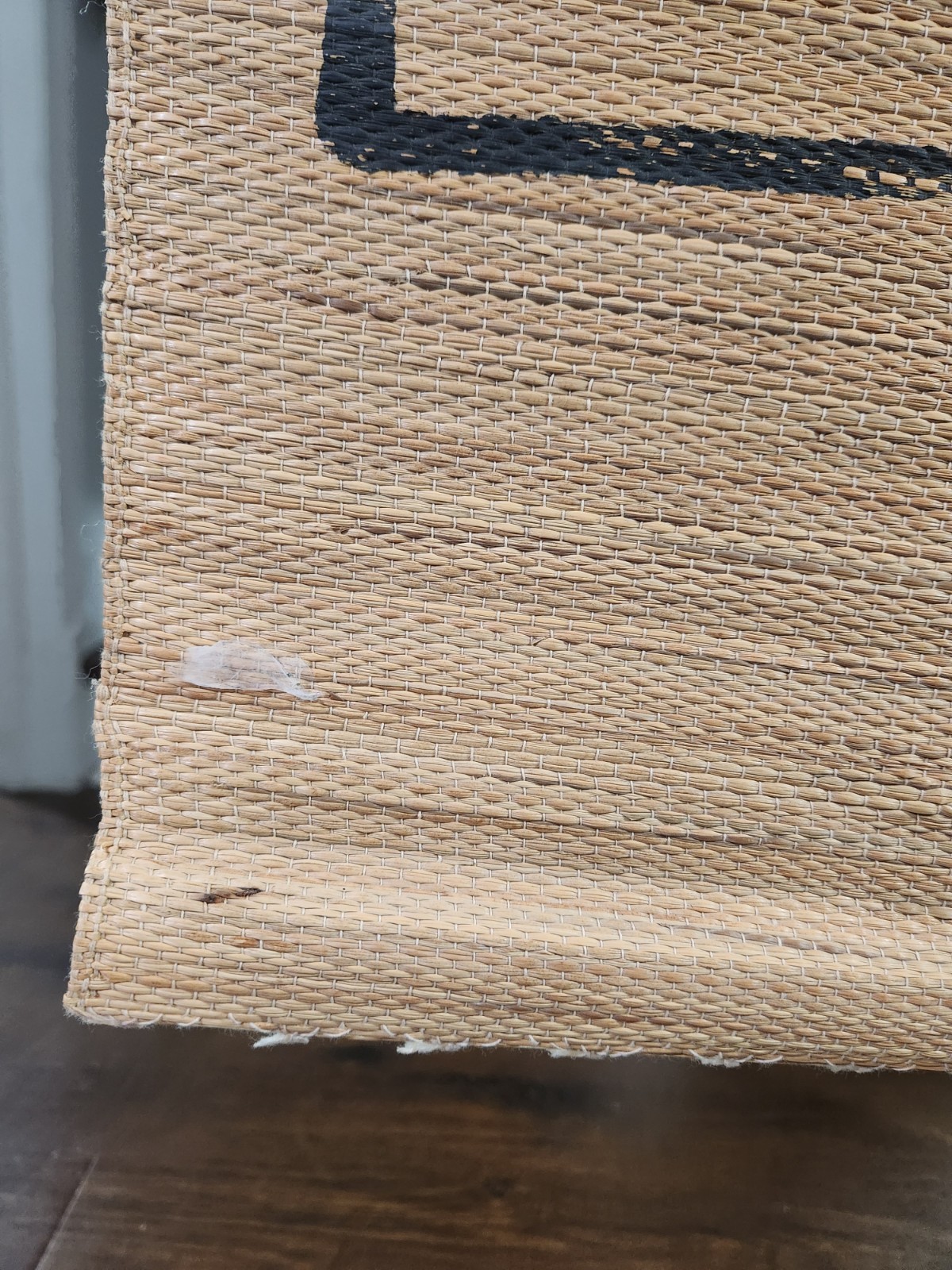 Vintage 1960s ZIG ZAG Cigarette Papers Bamboo Ratan Banner Wall Hanging 65″x35″