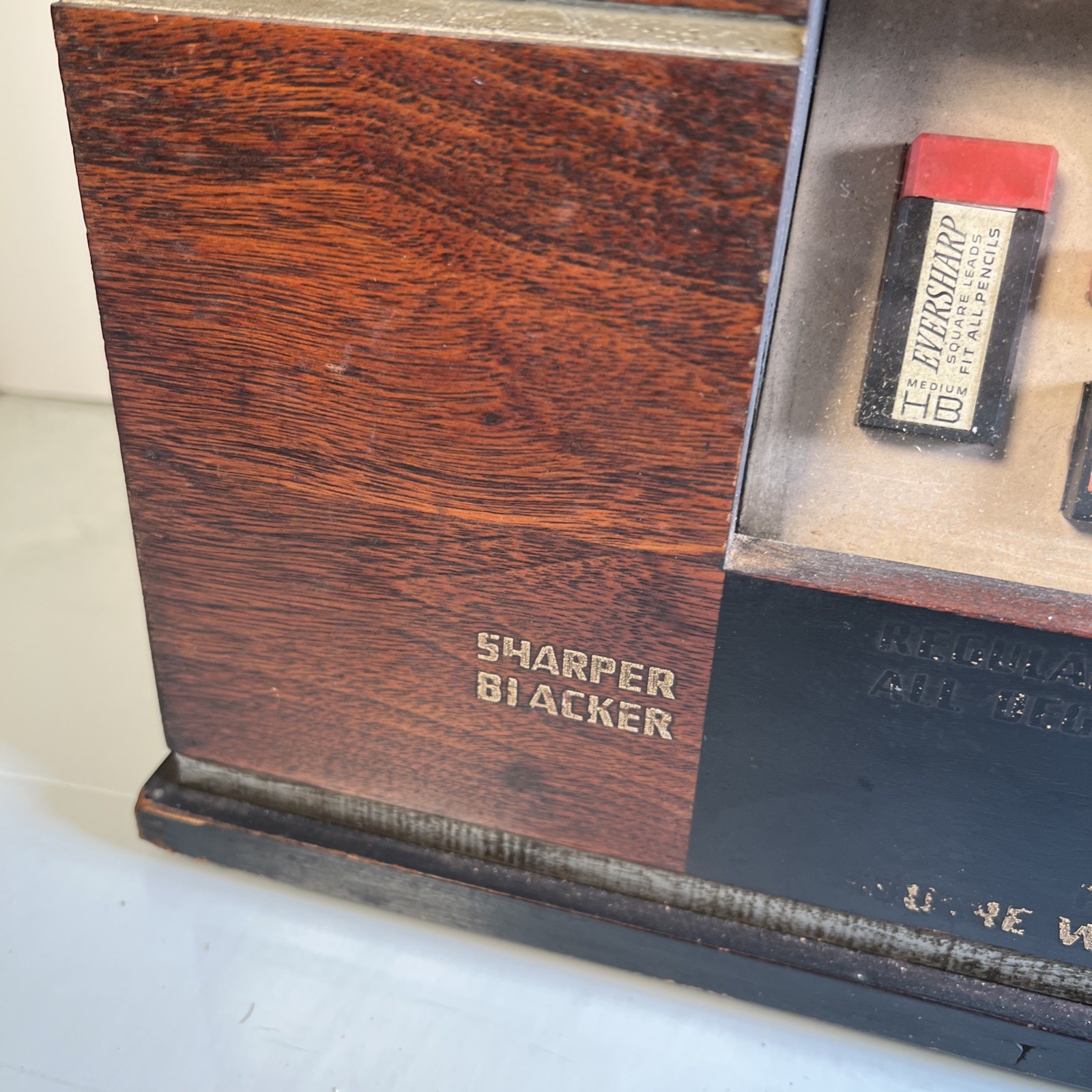 Vintage Eversharp Red Top Lead counter-top point-of-sale display