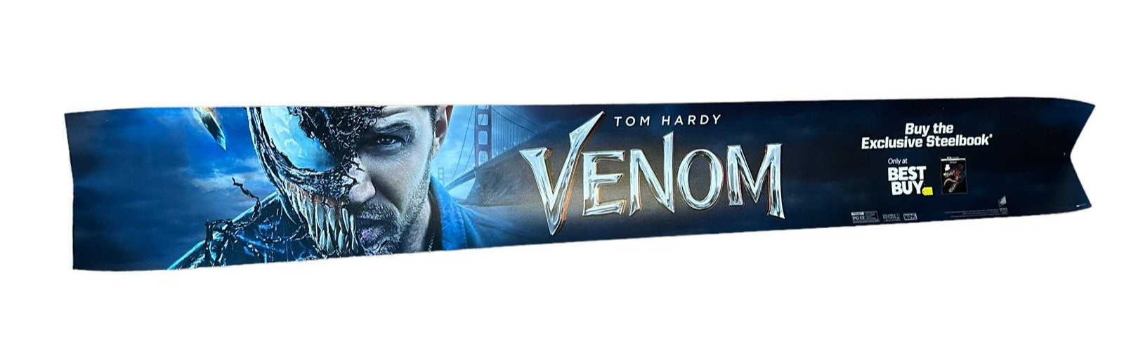 Venom Tom Hardy Best Buy Store Banner Long Poster Display 67″X9″