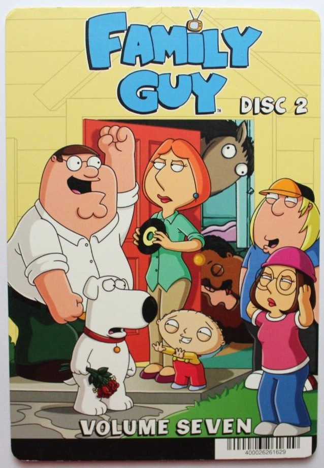 BLOCKBUSTER Backer Card Mini Poster Art 5.5″ x 8″ FAMILY GUY VOLUME SEVEN