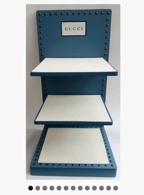 GUCCI 3 Tier Shelf & Single Shelf 2 Peice – Some Minor Paint Chips – See Pics GC