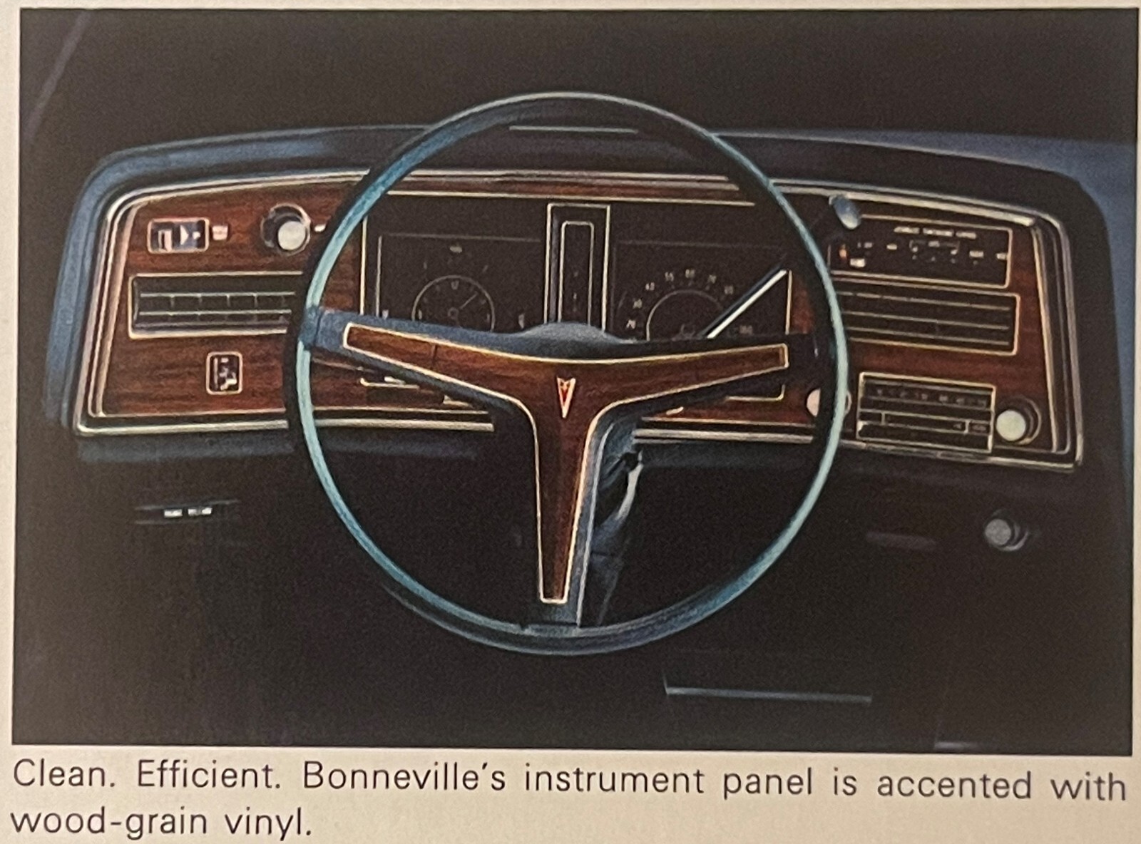Vintage 1974 Pontiac Bonneville Dealer Brochure, Pontiac, MI Homage Salt Flats