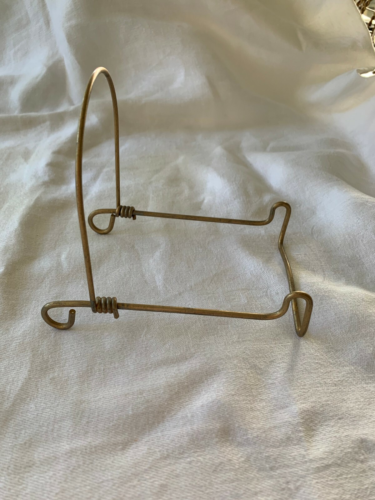 Display Plate Rack Store Fixture Metal Gold Finish Tulsa Wire Adjustable 20 +