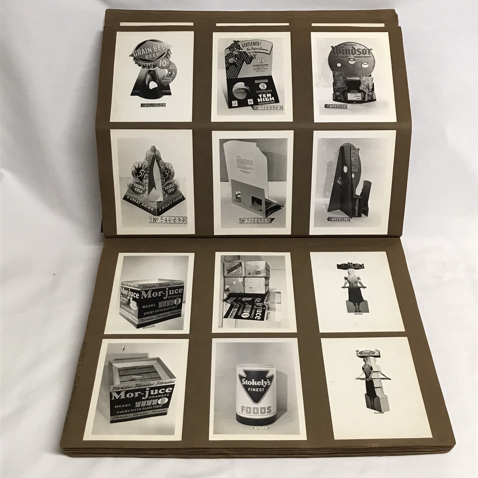 Art Deco Professional Black White Photos of Store Display Advertisement Pieces