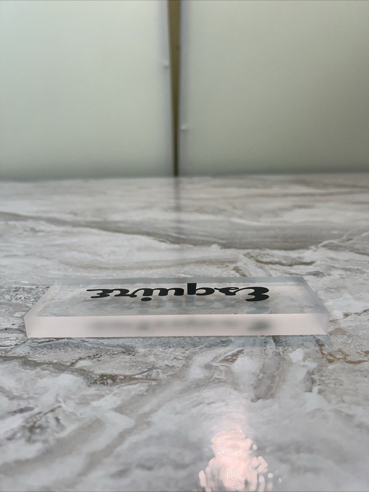Esquire Store Display Promo Clear