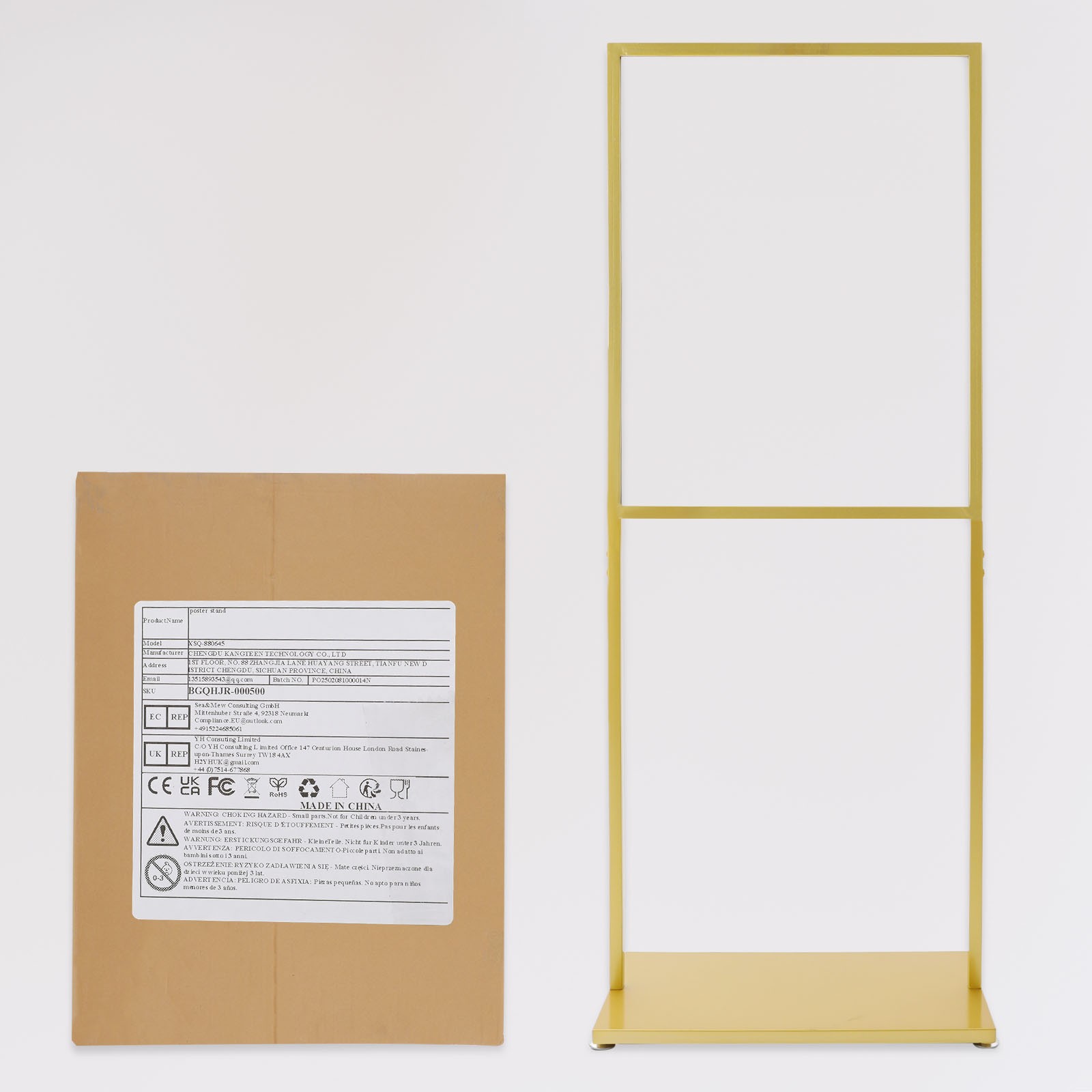 Advertising Display Stand, Poster Display Stand, Freestanding Display Stand