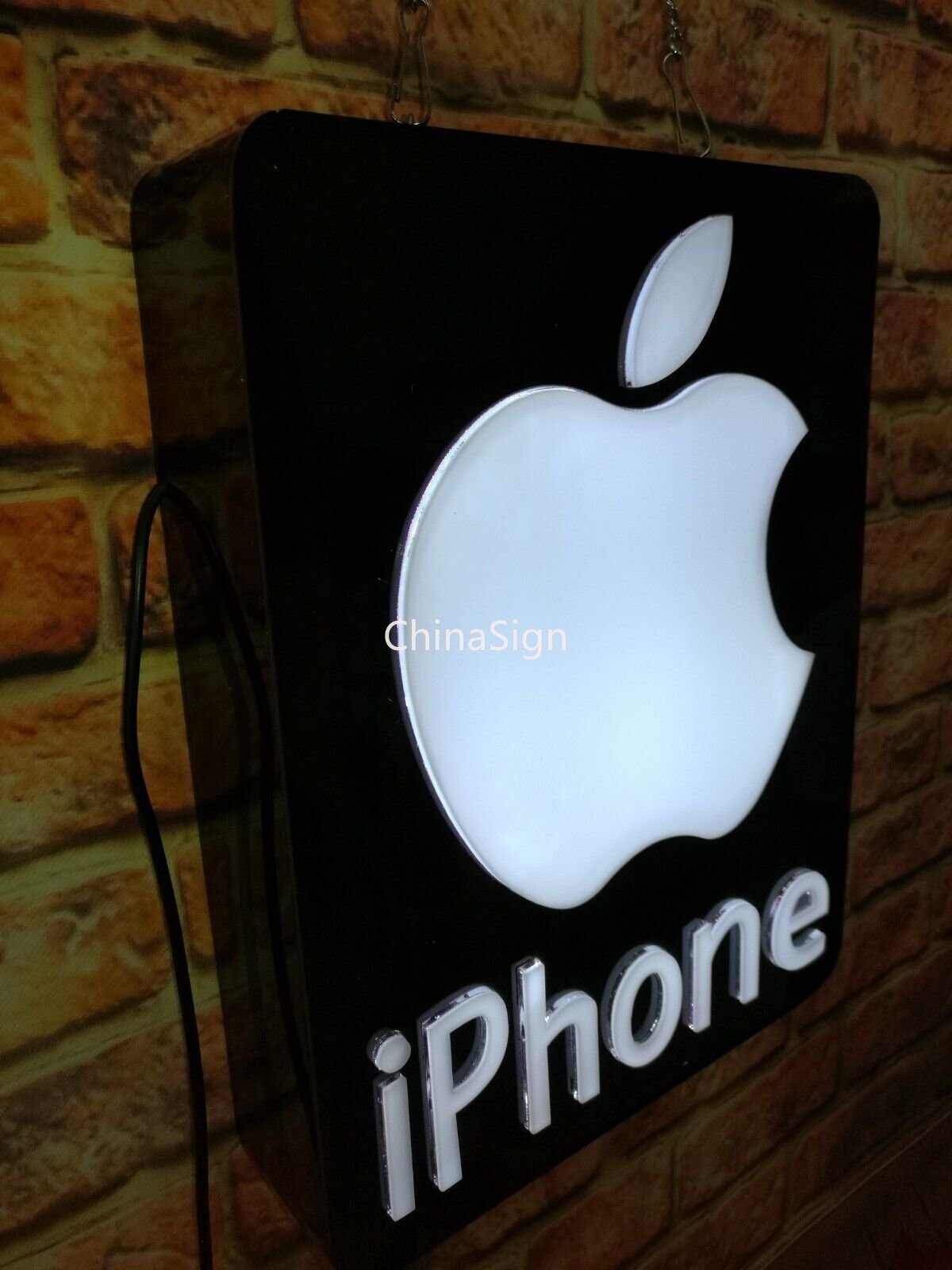 New Apple iPhone Logo Repair Service Store 3D Advertising Display Light Box Sign