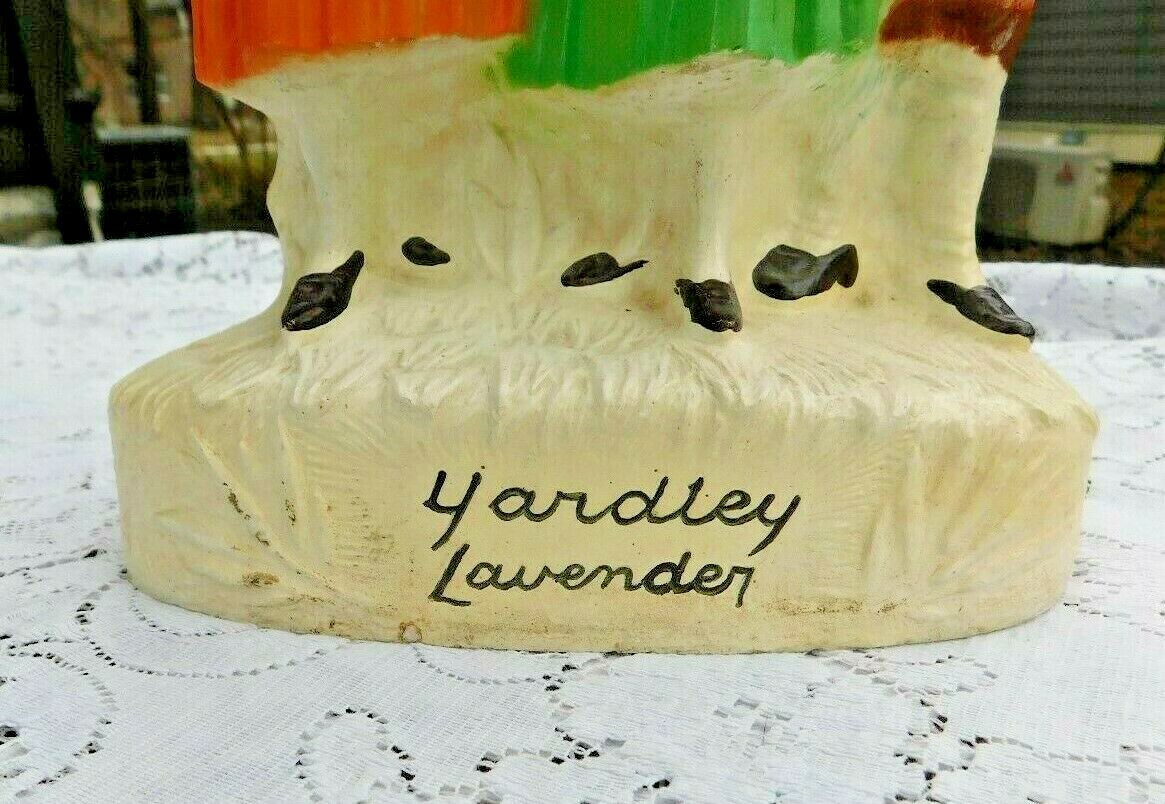 ANTIQUE 1930’S YARDLEY OF LONDON LAVENDER PLASTO PLASTER STORE DISPLAY