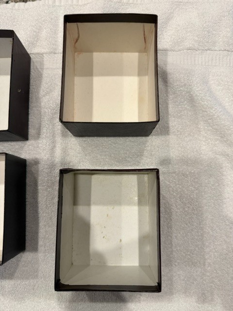 VINTAGE LEITZ LEICA LENS BOXES LOT OF 2 CAMERA PACKAGING BOX ONLY