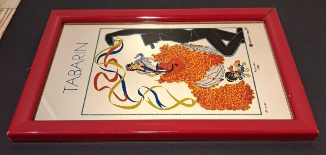 MIRROR FRAME-TABARIN FLAMENCO THEATER-VINTAGE-RIGHETTI DESIGN