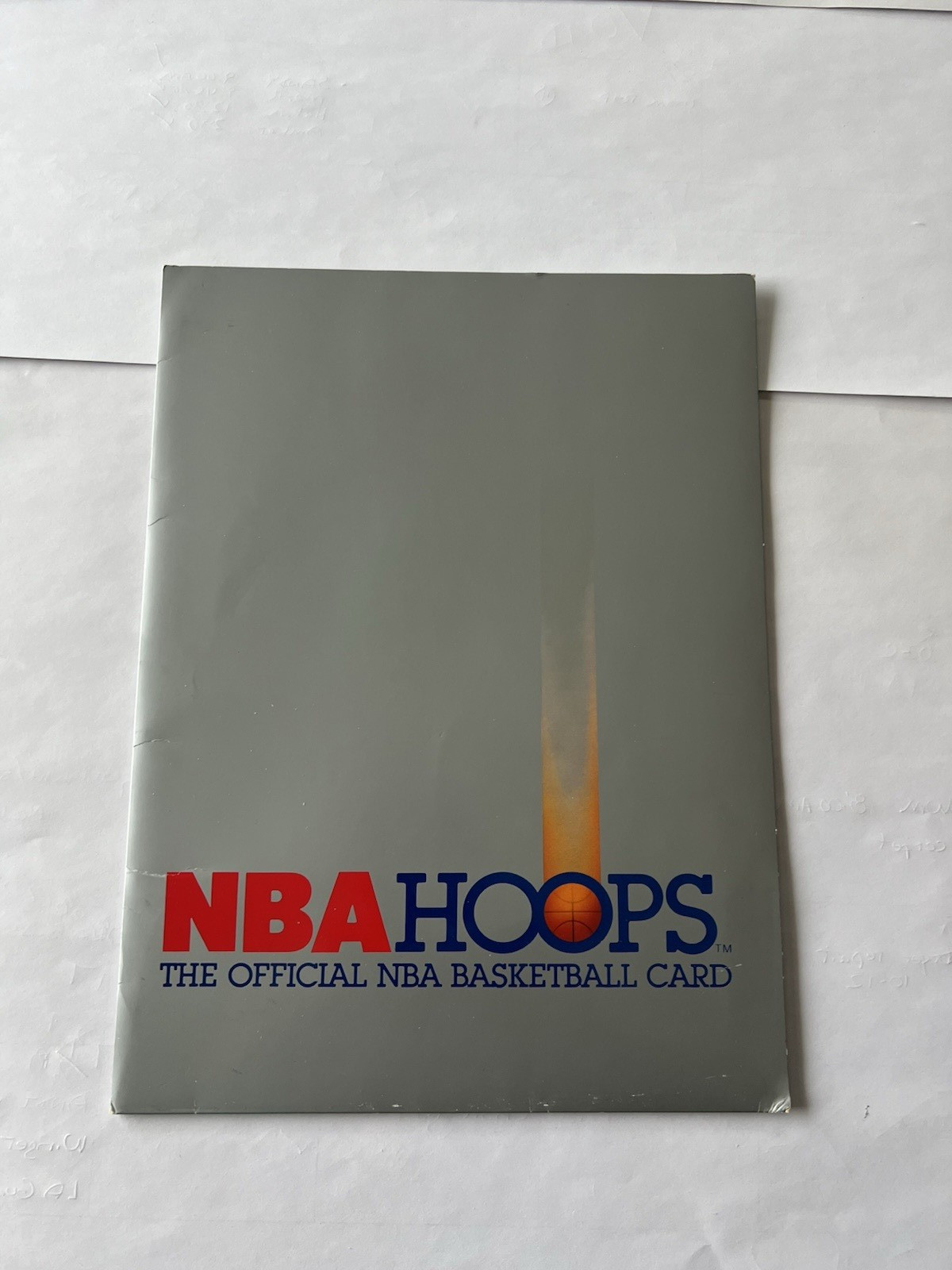 1989 Hoops Basketball Dealer Promo Folder Original Order Forms Michael Jordan