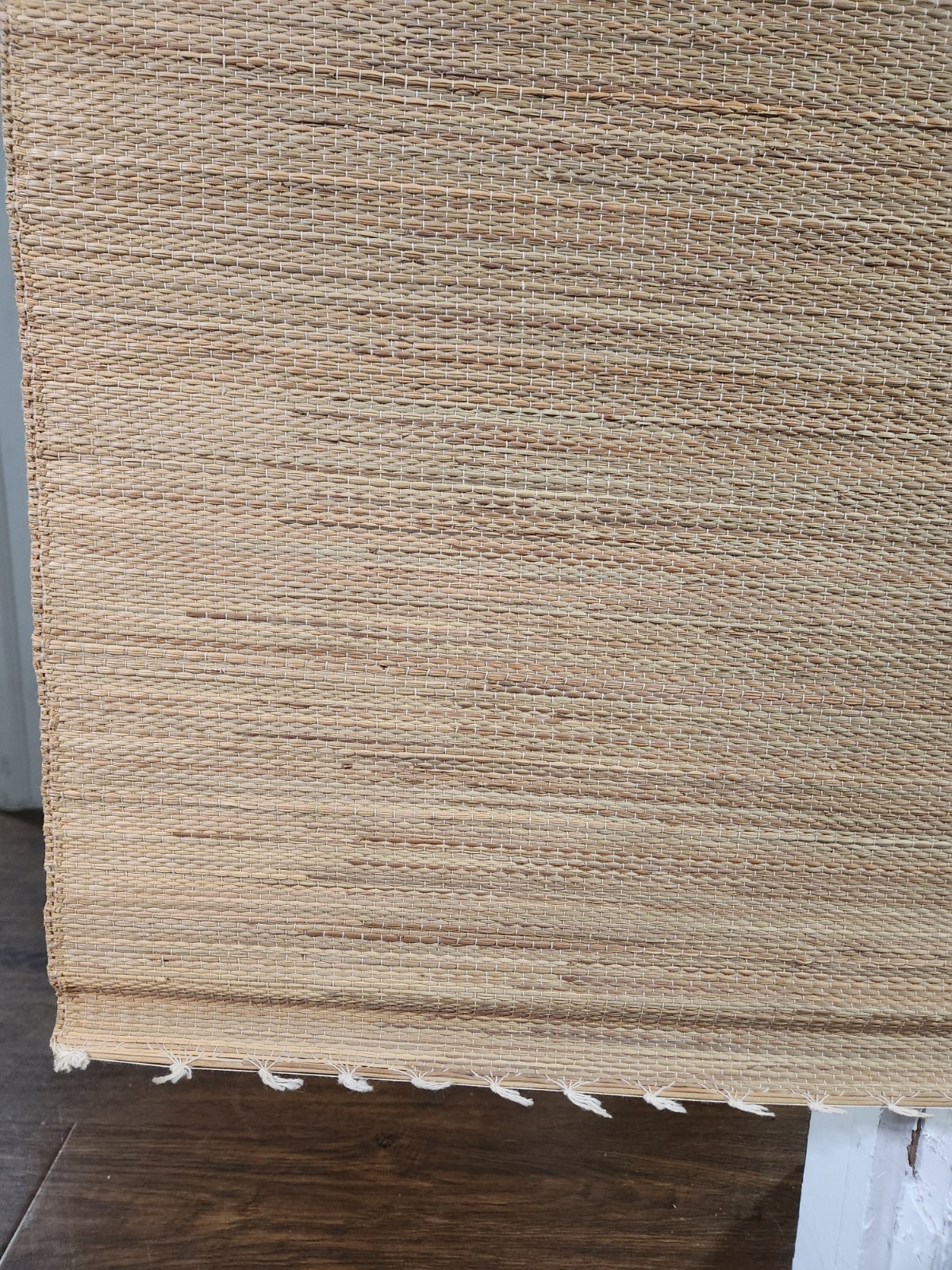Vintage 1960s ZIG ZAG Cigarette Papers Bamboo Ratan Banner Wall Hanging 65″x35″