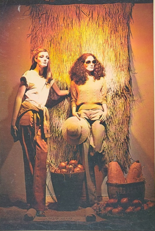 1978 I. MAGNIN, SAN FRANCISCO WINDOW DISPLAY PHOTO PRINT CALVIN KLEIN’S NATURALS