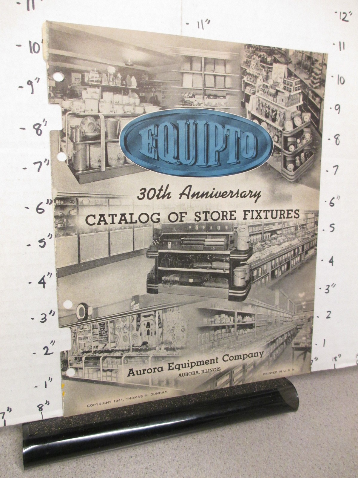 Aurora 1941 Equipto 30th anniv island store display 8pg sales catalog photo B