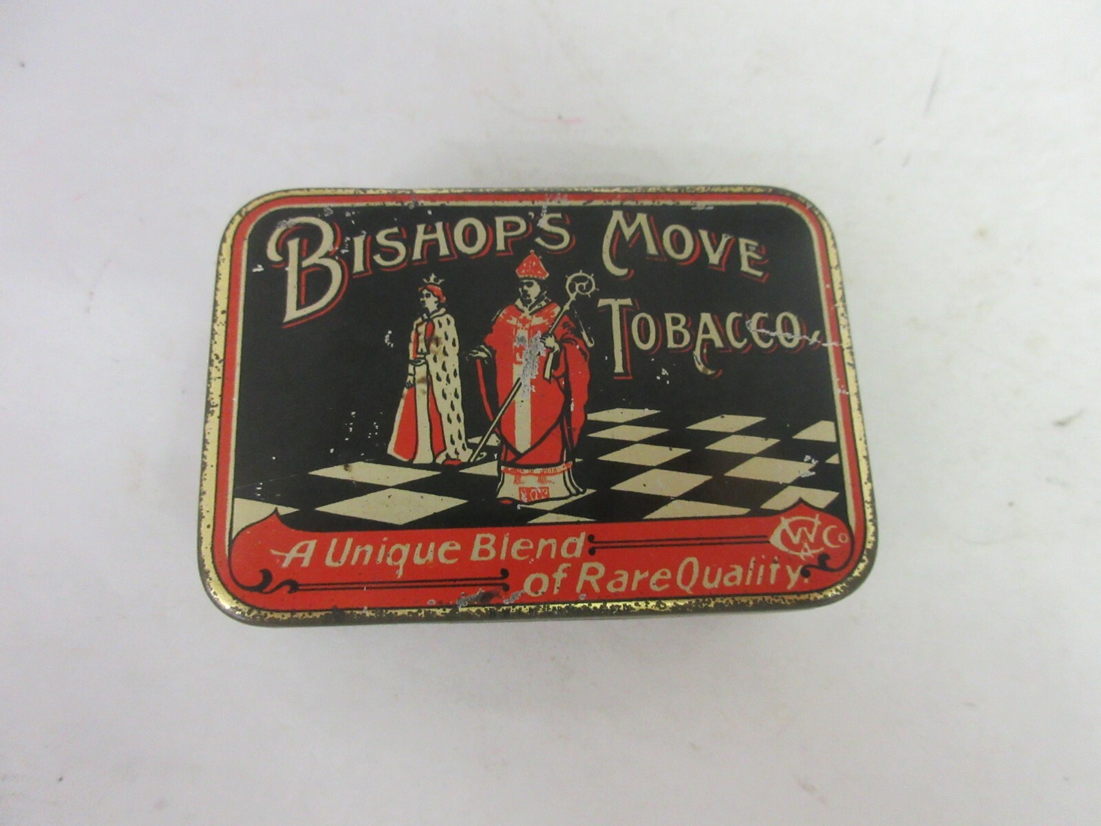 VINTAGE ADVERTISING BISHOP’S MOVE POCKET TIN M-523