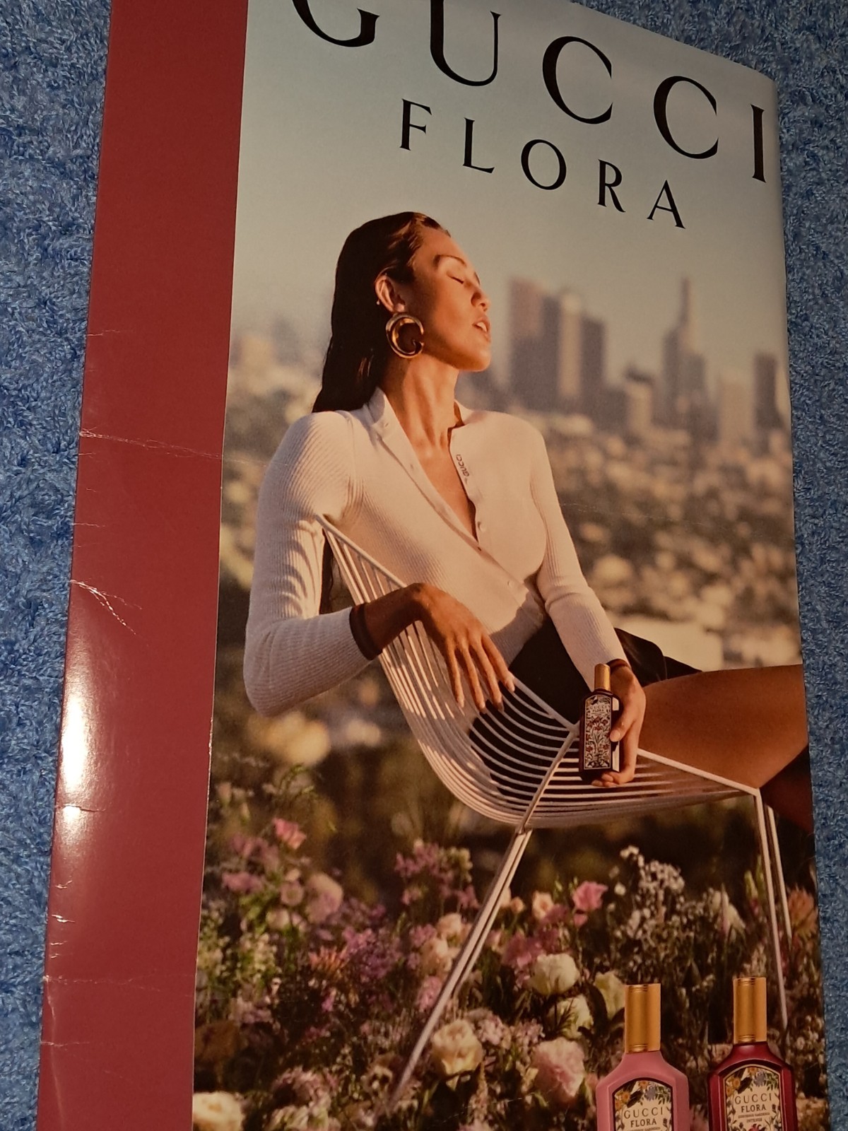 Miley Cyrus Gucci Flora 3 FT PROMO POSTER Hannah Montana Fan Gifts Ulta Beauty
