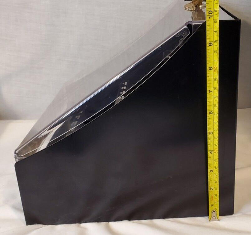 Blackstone Locking Rotary File/Bur Display Stand Metal Shop Organizer w/Keys