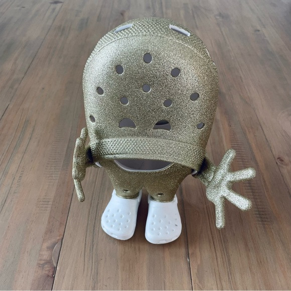 Croc Day 2021 Lil’ Classic Gold Glitter Exclusive Shoe Figure Doll 10”