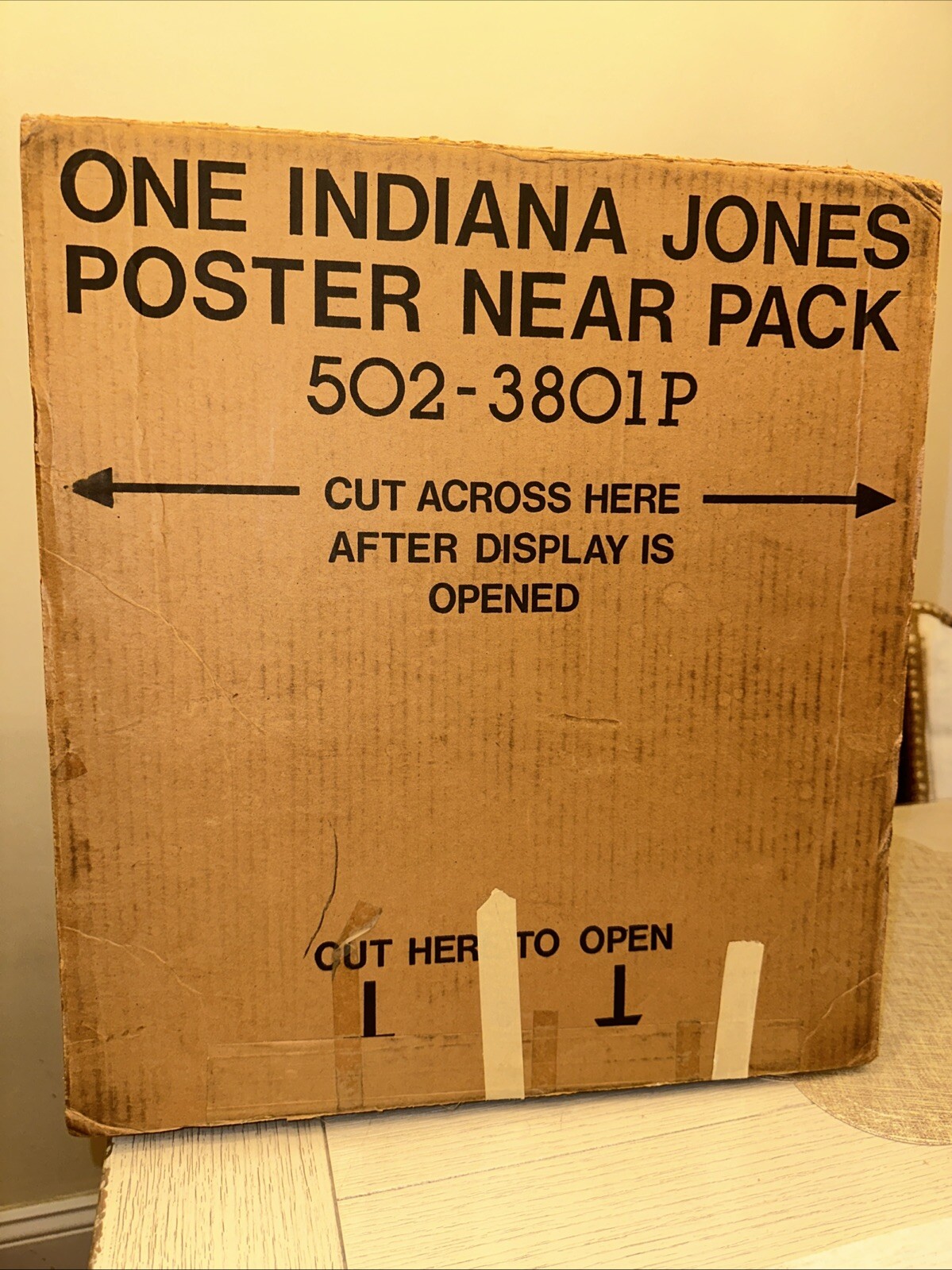 1984 Vintage Indiana Jones Store Display w/ 42 ORIGINAL Posters WOW RARE