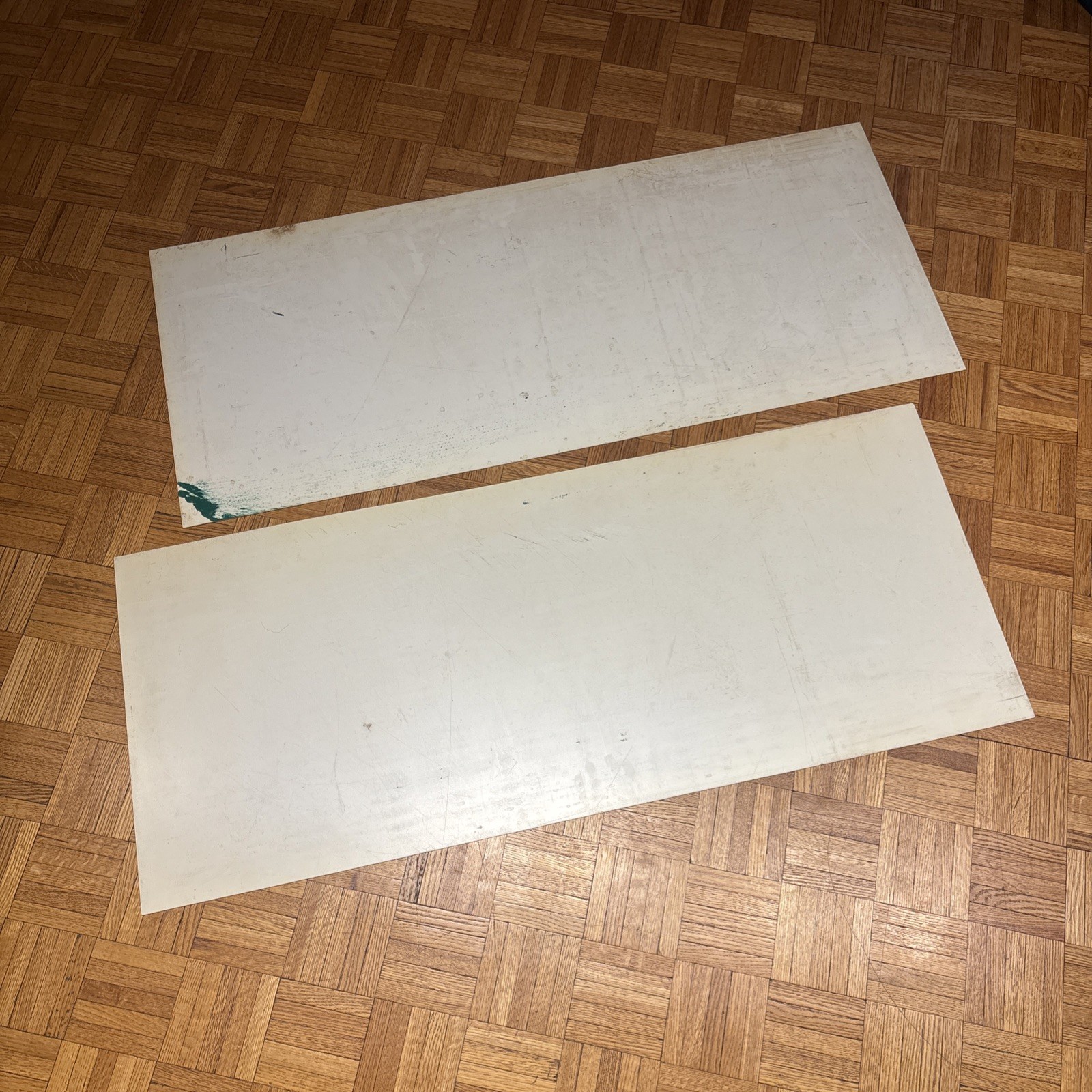 1989 Central Hardware Vinyl Store Displays (2) – 47 3/4 x 19 3/4” – Grills