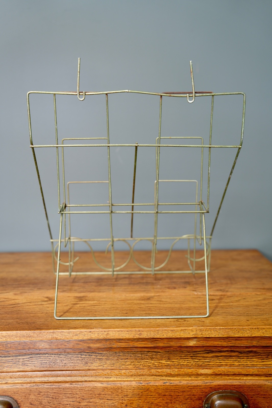 Antique Store Counter Display Rack Art Deco Stand Greeting Cards Vintage