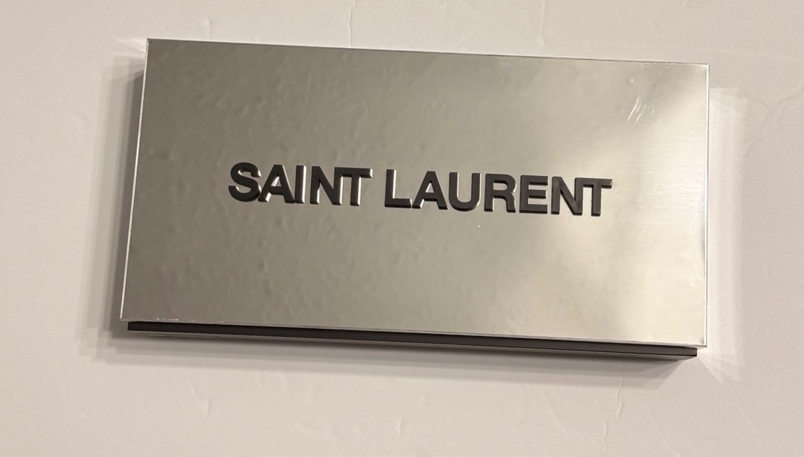 SAINT LAURENT LOGO DISPLAY LOGO SIGN EYEWEAR YSL Logo Saint Laurent Dealer Logo