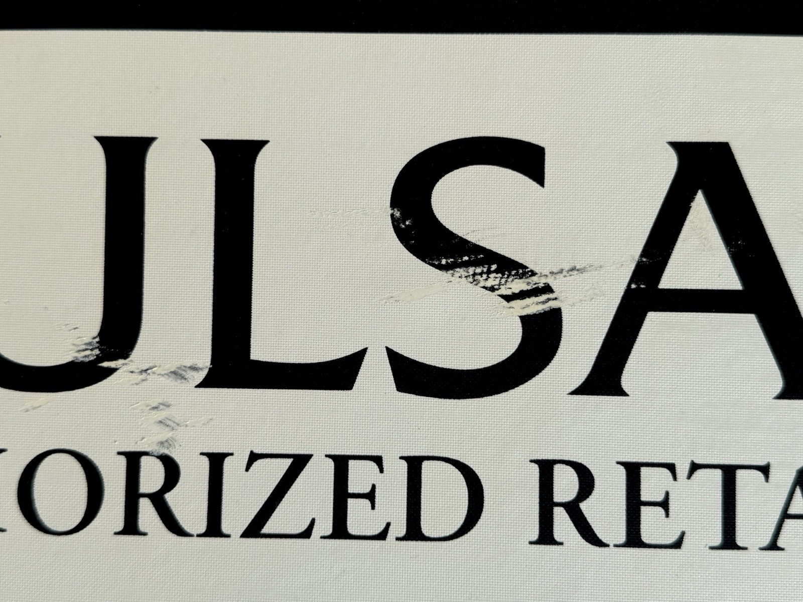 ⭕️ RARE NEW PULSAR AUTHORIZED RETAILER SIGN WATCH STORE DISPLAY 17.5” VINTAGE